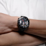 xDfind Black Buckle Sport Silicone Watch Band, For Huawei Watch Ultimate 2