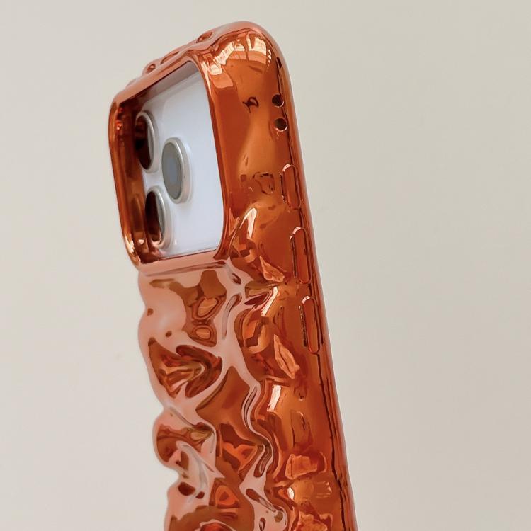 Cream Texture Electroplating TPU Full Coverage Phone Case, For iPhone 14 Plus, For iPhone 14, For iPhone 14 Pro, For iPhone 14 Pro Max