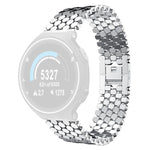xDfind Fish Scale Texture Metal Watch Band, For Garmin Fenix 8/7X/6X/5X 26mm, For Garmin Fenix 8/7/6/5 22mm, For Garmin Forerunner 235/220/620/630, For Garmin Forerunner 35 / 30 / 35J