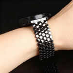 xDfind Fish Scale Texture Metal Watch Band, For Garmin Fenix 8/7X/6X/5X 26mm, For Garmin Fenix 8/7/6/5 22mm, For Garmin Forerunner 235/220/620/630, For Garmin Forerunner 35 / 30 / 35J