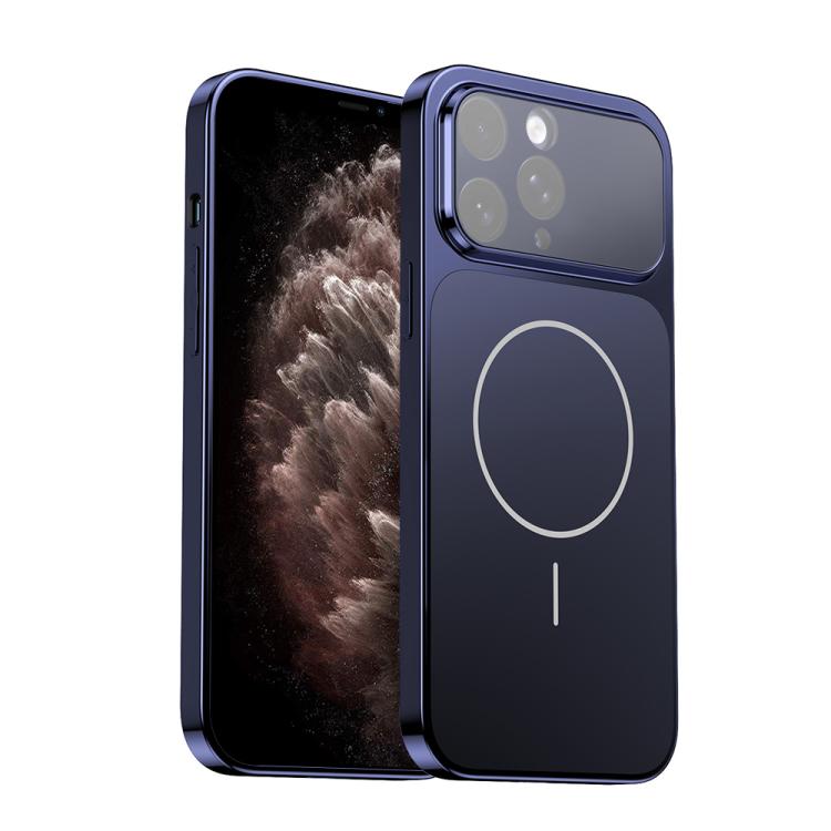 Corning Glass Plating Large Window MagSafe Phone Case, For iPhone 12 Pro, For iPhone 11 Pro Max, For iPhone 11