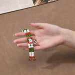 Width 20mm Christmas Beads Chain Watch Band, For Apple Watch 46mm / 49mm / 45mm / 44mm, For Apple Watch 42mm / 41mm / 40mm / 38mm