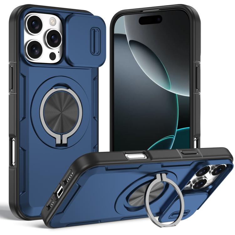 Camshield Rotation Holder MagSafe Phone Case, For iPhone 17e / 16e, For iPhone 17 Pro Max, For iPhone 17 Pro, For iPhone 17, For iPhone 16 Pro Max, For iPhone 16 Pro, For iPhone 16 Plus, For iPhone 16