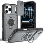 Camshield Rotation Holder MagSafe Phone Case, For iPhone 17e / 16e, For iPhone 17 Pro Max, For iPhone 17 Pro, For iPhone 17, For iPhone 16 Pro Max, For iPhone 16 Pro, For iPhone 16 Plus, For iPhone 16