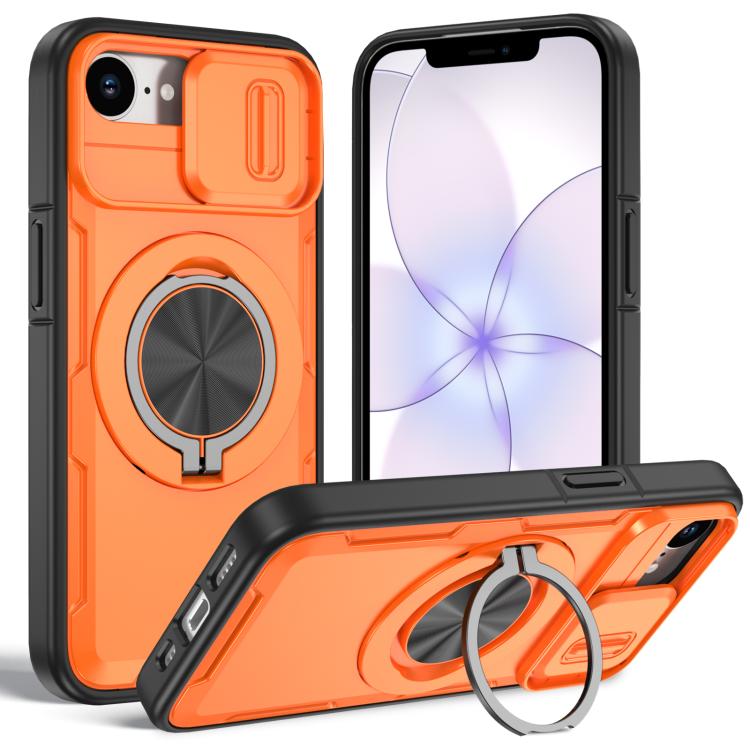 Camshield Rotation Holder MagSafe Phone Case, For iPhone 17e / 16e, For iPhone 17 Pro Max, For iPhone 17 Pro, For iPhone 17, For iPhone 16 Pro Max, For iPhone 16 Pro, For iPhone 16 Plus, For iPhone 16