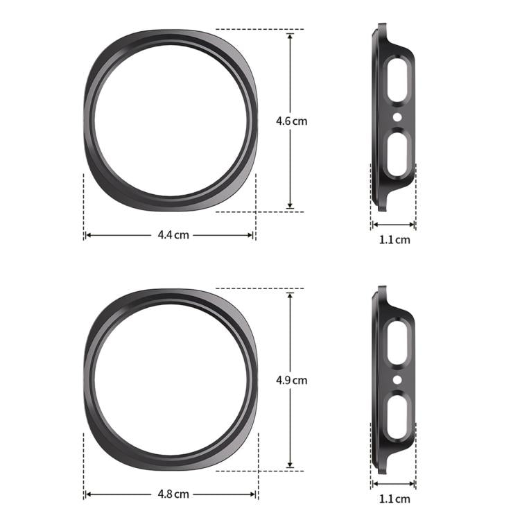 xDfind PC Hollow Half Coverage Watch Cover, For Samsung Galaxy Watch8 Classic 46mm, For Samsung Galaxy Watch8 44mm, For Samsung Galaxy Watch8 40mm