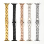 H-style Width 14mm Stainless Steel Metal Watch Band, For Apple Watch 46mm / 49mm / 45mm / 44mm, For Apple Watch 42mm / 41mm / 40mm / 38mm
