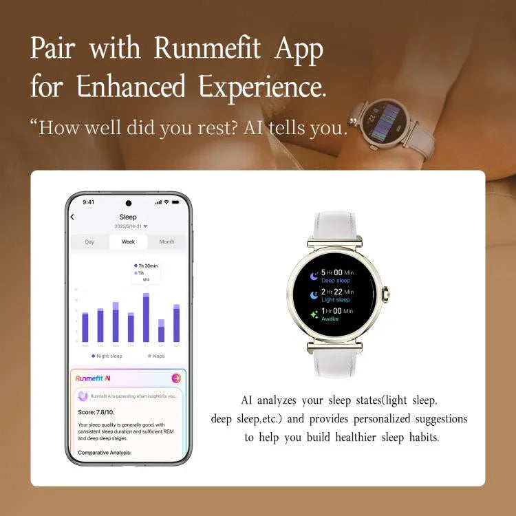 GTR4 1.27 inch TFT Screen Smart Watch for Lady IP68 Support Heart Rate Monitoring