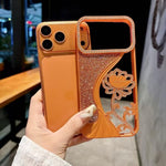 Electroplated TPU Lotus Hollow-carved  Rhinestone Glitter Phone Case, For iPhone 12 Pro Max, For iPhone 12 Pro, For iPhone 11 Pro Max, For iPhone 11