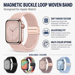 5 Pack xDfind Magnetic Buckle Loop Woven Watch Band, For Apple Watch 42 / 44 / 45 / 46 / 49mm, For Apple Watch 38 / 40 / 41 / S11 42mm