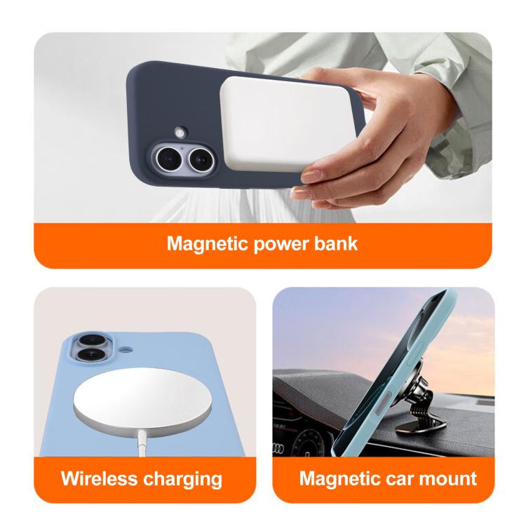 Liquid Silicone Full Coverage MagSafe Phone Case, For iPhone 17 Pro Max, For iPhone 17 Pro, For iPhone 17, For iPhone Air