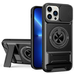 Lens Sliding Window Multifunctional Magnetic Shockproof Phone Case, For iPhone 13 Pro Max, For iPhone 13 Pro, For iPhone 12 Pro Max, For iPhone 11 Pro Max, For iPhone 11
