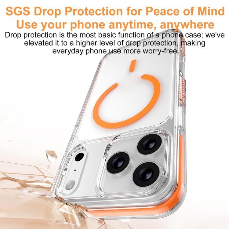 Ice Armor Magnetic PC Hybrid TPU Phone Case, For iPhone 17 Pro Max, For iPhone 17 Pro, For iPhone Air
