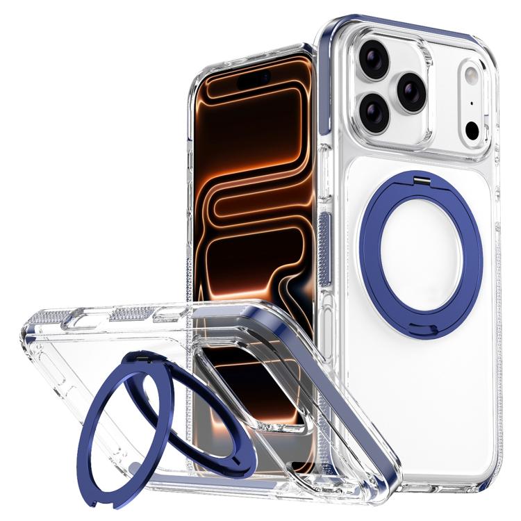 Ice Armor Magnetic Rotation Holder PC Hybrid TPU Phone Case, For iPhone 17 Pro Max, For iPhone 17 Pro, For iPhone Air