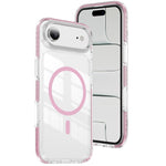 Crystal Shield Clear Magnetic Acrylic Hybrid TPU Phone Case, For iPhone 17 Pro Max, For iPhone 17 Pro, For iPhone 17, For iPhone Air, For iPhone 16 Pro Max, For iPhone 16 Pro