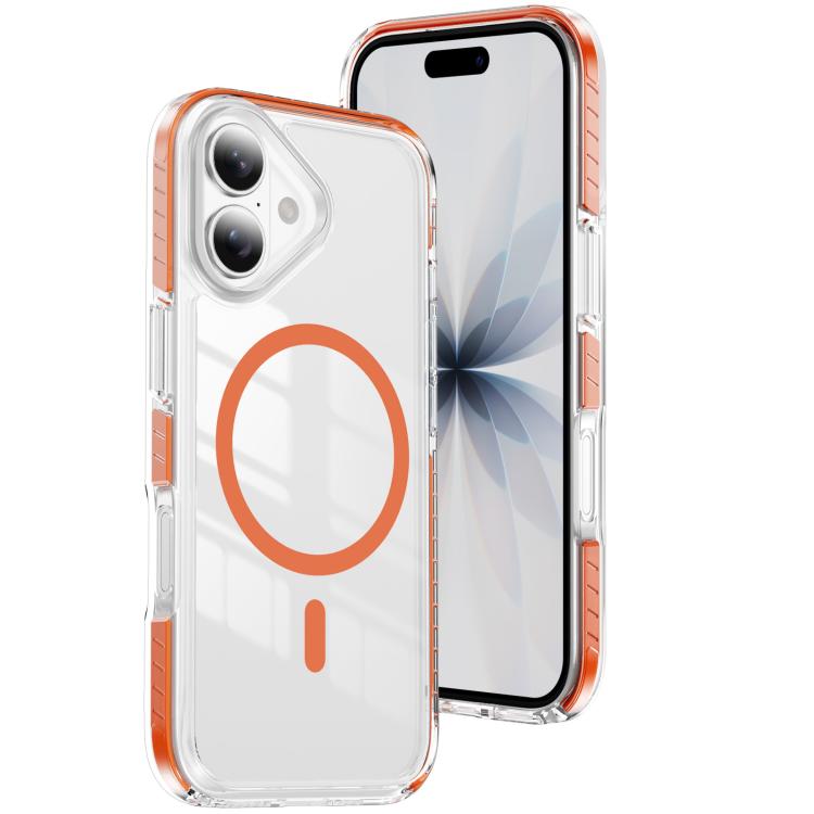 Crystal Shield Clear Magnetic Acrylic Hybrid TPU Phone Case, For iPhone 16 Plus, For iPhone 16, For iPhone 15 Pro Max, For iPhone 15 Pro, For iPhone 15 Plus, For iPhone 15