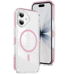 Crystal Shield Clear Magnetic Acrylic Hybrid TPU Phone Case, For iPhone 16 Pro Max, For iPhone 16 Pro, For iPhone 16 Plus, For iPhone 16, For iPhone 15 Pro Max, For iPhone 15 Pro