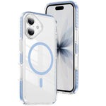 Crystal Shield Clear Magnetic Acrylic Hybrid TPU Phone Case, For iPhone 16 Plus, For iPhone 16, For iPhone 15 Pro Max, For iPhone 15 Pro, For iPhone 15 Plus, For iPhone 15