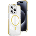 Crystal Shield Clear Magnetic Acrylic Hybrid TPU Phone Case, For iPhone 16 Plus, For iPhone 16, For iPhone 15 Pro Max, For iPhone 15 Pro, For iPhone 15 Plus, For iPhone 15