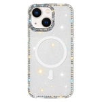 Rhinestone Dual-side IMD PC Hybrid TPU Magnetic Phone Case, For iPhone 15 Pro Max, For iPhone 15 Pro, For iPhone 15, For iPhone 14, For iPhone 14 Pro, For iPhone 14 Pro Max, For iPhone 13 Pro Max, For iPhone 13 Pro