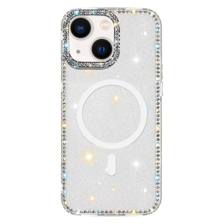 Rhinestone Dual-side IMD PC Hybrid TPU Magnetic Phone Case, For iPhone 15 Pro Max, For iPhone 15 Pro, For iPhone 15, For iPhone 14, For iPhone 14 Pro, For iPhone 14 Pro Max, For iPhone 13 Pro Max, For iPhone 13 Pro