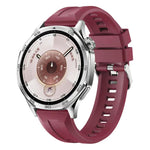 xDfind Silver Buckle Solid Color Silicone Watch Band, For Huawei Watch GT 6 / 5 46mm