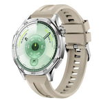 xDfind Silver Buckle Solid Color Silicone Watch Band, For Huawei Watch GT 6 / 5 46mm