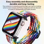 xDfind Sliding Buckle Nylon Braided Watch Band, For Apple Watch 42 / 44 / 45 / 46 / 49mm, For Apple Watch 38 / 40 / 41 / S11 42mm
