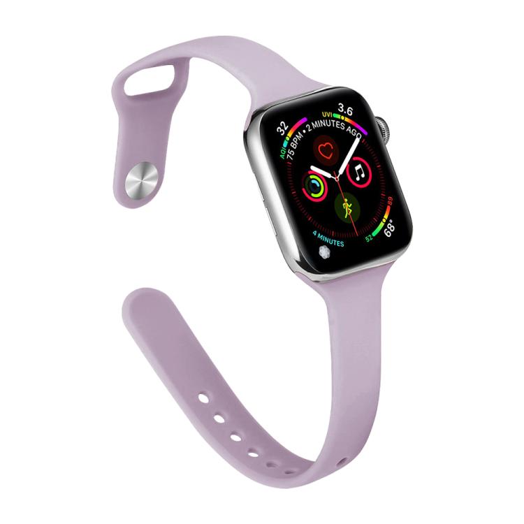 xDfind Small Waist Reverse Buckle Silicone Watch Band, For Apple Watch 38 / 40 / 41 / S11 42mm