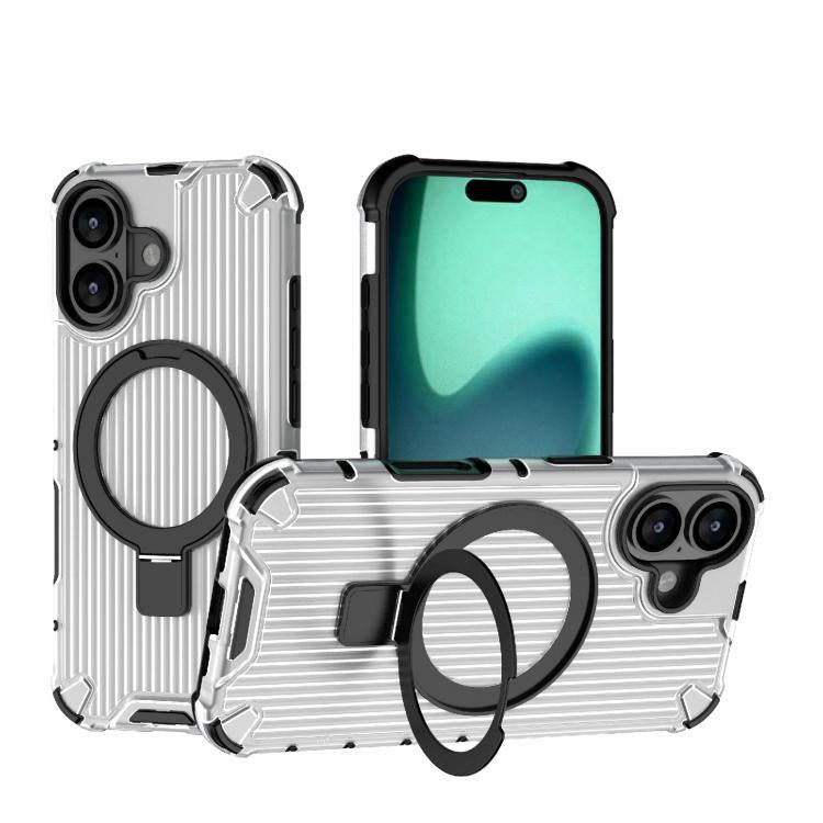 Grating Holder Shockproof Phone Case, For iPhone 17 Pro Max, For iPhone 17 Pro, For iPhone 17, For iPhone Air