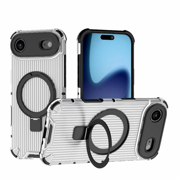 Grating Holder Shockproof Phone Case, For iPhone 17 Pro Max, For iPhone 17 Pro, For iPhone 17, For iPhone Air
