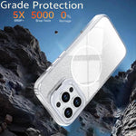 Glitter Gradient Magnetic Lens Frame Holder Phone Case, For iPhone 13 Pro