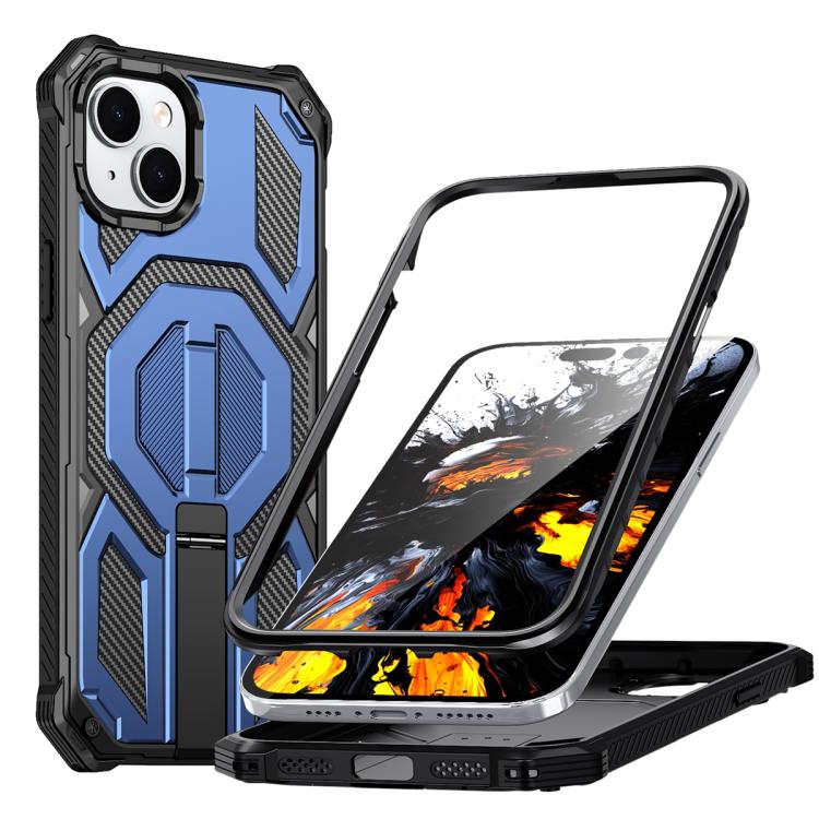 Hidden Metal Holder Magnetic Shockproof Phone Case, For iPhone 15 Pro Max, For iPhone 15 Pro, For iPhone 15 Plus / 14 Plus, For iPhone 15, For iPhone 14 / 13, For iPhone 14 Pro, For iPhone 14 Pro Max, For iPhone 13 Pro Max