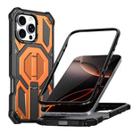 Hidden Metal Holder Magnetic Shockproof Phone Case, For iPhone 17 Pro Max, For iPhone 17 Pro, For iPhone 17, For iPhone Air, For iPhone 16 Pro Max, For iPhone 16 Pro, For iPhone 16 Plus, For iPhone 16