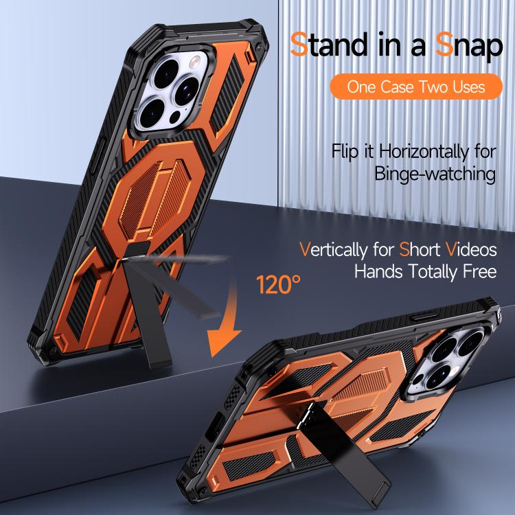 Hidden Metal Holder Magnetic Shockproof Phone Case, For iPhone 15 Pro Max, For iPhone 15 Pro, For iPhone 15 Plus / 14 Plus, For iPhone 15, For iPhone 14 / 13, For iPhone 14 Pro, For iPhone 14 Pro Max, For iPhone 13 Pro Max