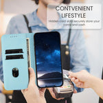 Tulips Butterfly Pattern Magnetic Vegan Leather Phone Case, For iPhone 15, For iPhone 14 Plus, For iPhone 14, For iPhone 14 Pro