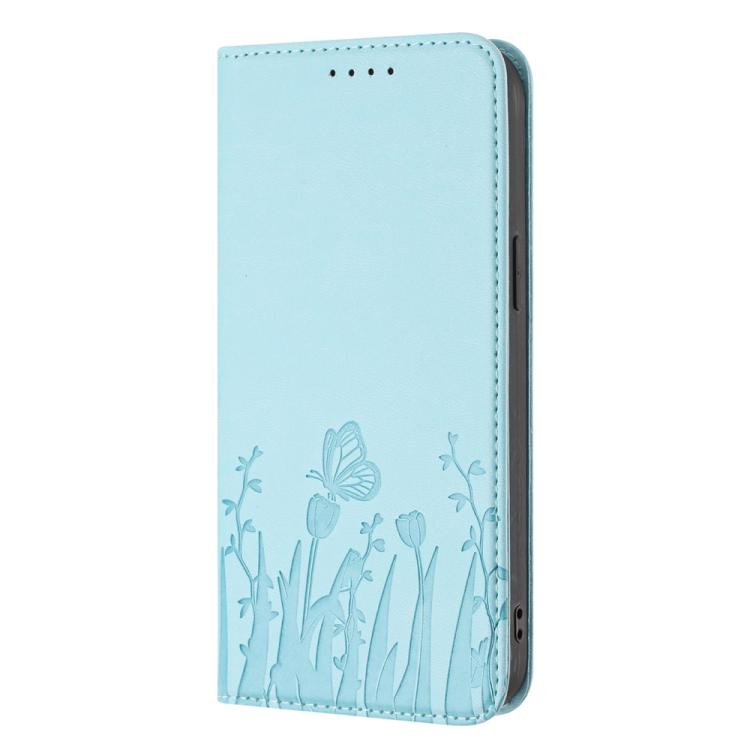 Tulips Butterfly Pattern Magnetic Vegan Leather Phone Case, For iPhone 12 mini, For iPhone 11 Pro Max, For iPhone 11, For iPhone 11 Pro