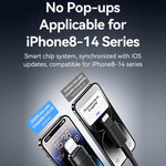 USAMS SJ778 U94 USB to 8pin 2.4A Fast Charging Data Cable, USB to 8pin
