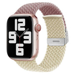 xDfind Buckle-fastening Stitching Braided Nylon Watch Band, For Apple Watch 42 / 44 / 45 / 46 / 49mm, For Apple Watch 38 / 40 / 41 / S10 42mm