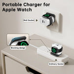 XL-16 3 in 1 20W USB + Type-C Multifunctional Charger For Apple Watch Wireless Charging Function,Plug: US Plug