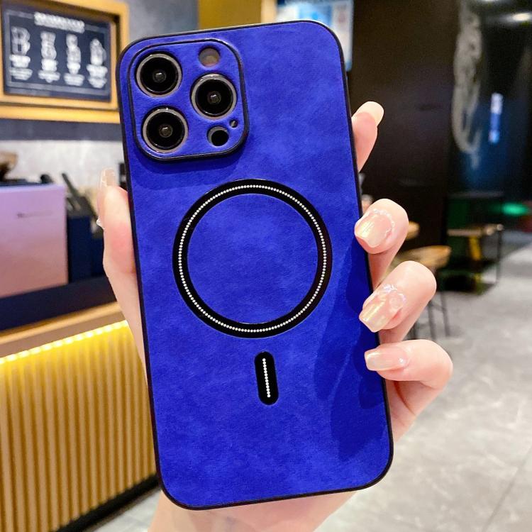 Lambskin Faux Leather Magnetic Phone Case, For iPhone 17e / 16e, For iPhone 17 Pro Max, For iPhone 17 Pro, For iPhone 17, For iPhone Air, For iPhone 16 Pro Max, For iPhone 16 Pro, For iPhone 16 Plus