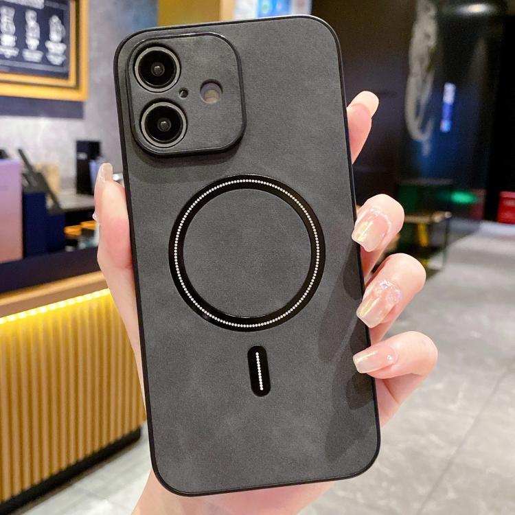 Lambskin Faux Leather Magnetic Phone Case, For iPhone 17e / 16e, For iPhone 17 Pro Max, For iPhone 17 Pro, For iPhone 17, For iPhone Air, For iPhone 16 Pro Max, For iPhone 16 Pro, For iPhone 16 Plus