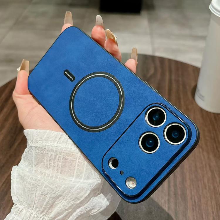 Lambskin Faux Leather Magnetic Phone Case, For iPhone 17e / 16e, For iPhone 17 Pro Max, For iPhone 17 Pro, For iPhone 17, For iPhone Air, For iPhone 16 Pro Max, For iPhone 16 Pro, For iPhone 16 Plus
