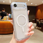Frosted PC Hybrid TPU Magnetic Phone Case with AI Sensing Key, For iPhone 17 Pro Max, For iPhone 17 Pro, For iPhone 17, For iPhone Air, For iPhone 16 Pro Max, For iPhone 16 Pro, For iPhone 16