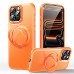 Leather Texture 360 Degrees Rotating Magnetic Holder Phone Case, For iPhone 17 Pro Max, For iPhone 17 Pro, For iPhone 17, For iPhone Air, For iPhone 16 Pro Max, For iPhone 16 Pro, For iPhone 16 Plus, For iPhone 16