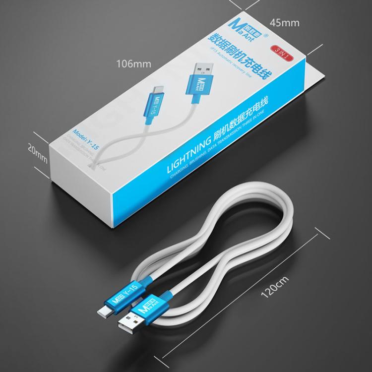 MaAnt Y-15 USB to Type-C Charging Restore Data Transmission Cable for iPhone / iPad, MaAnt Y-15