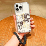 Horse Year Acrylic Magnetic Full Coverage Phone Case with Lanyard, For iPhone 13, For iPhone 12, For iPhone 12 Pro Max, For iPhone 12 Pro