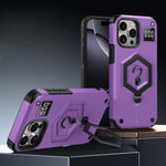 Hexagon Armor Magnetic Holder Weighing Scale Phone Case, For iPhone 14 / 13, For iPhone 14 Pro, For iPhone 14 Pro Max, For iPhone 13 Pro Max, For iPhone 13 Pro, For iPhone 12 Pro Max