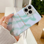 Painted Pattern PC Phone Case, For iPhone 17