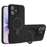 Liquid Silicone MagSafe Holder Phone Case, For iPhone 17 Pro Max, For iPhone 17 Pro, For iPhone 17, For iPhone Air